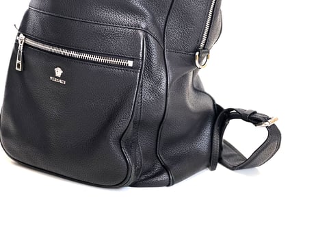 2017aw gianni versace leather back pack
