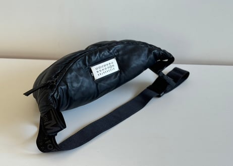 maison margiela glam slam leather shoulder bag
