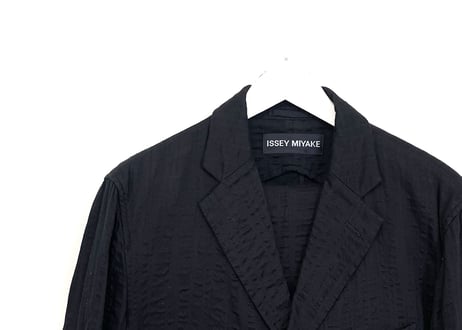 issey miyake summer set up suit
