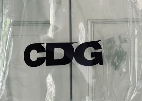 comme des garçons cdg clear bag