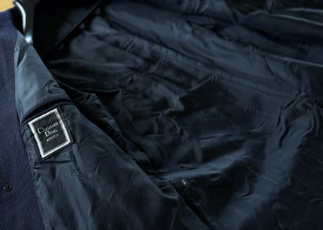 dior balmacaan coat