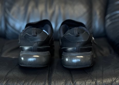 prada logo velcro shose