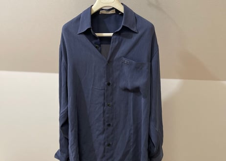 balenciaga silk rayon shirt