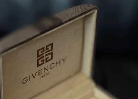 givenchy cufflinks tie pin set dead stock