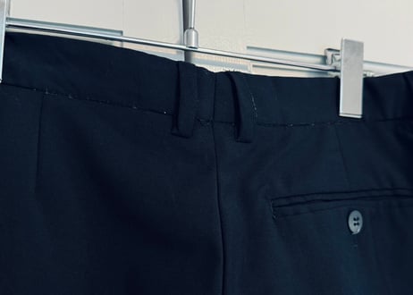 yves saint laurent side line tuxedo trousers