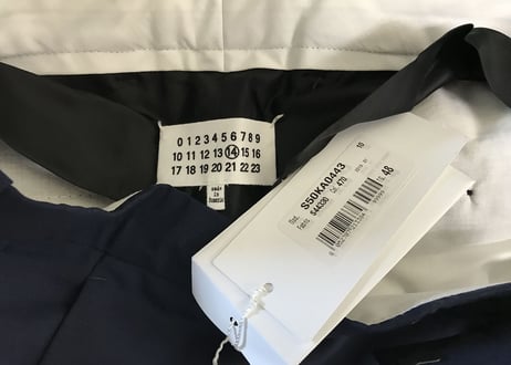 2019ss maison margiela tapered trousers dead stock