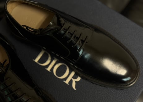 dior leather shoes dead stock