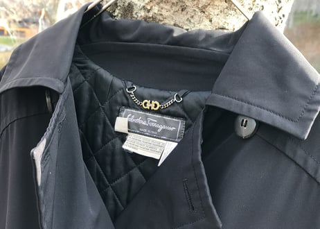 salvatore ferragamo quilting double coat