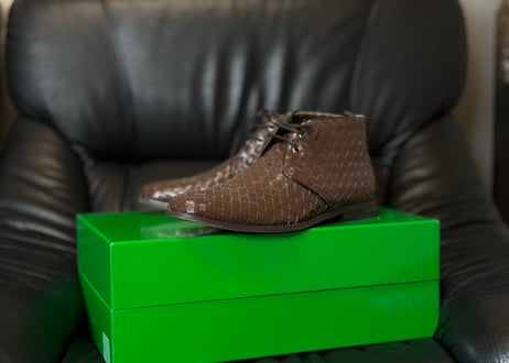 bottega veneta Intrecciato leather shose