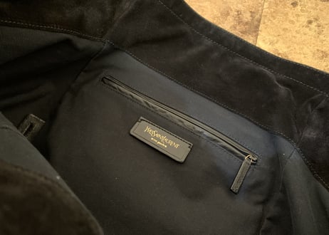 yves saint laurent rive gauche leather bag black