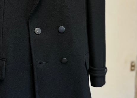 yves saint laurent rive gauche cashmere leather coat