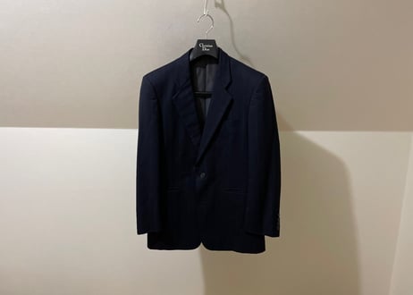 christian dior stripe set up suit