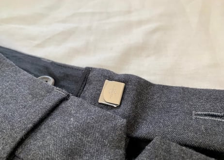 louis vuitton trousers dark gray