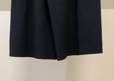 issey miyake me pleats wide pants black