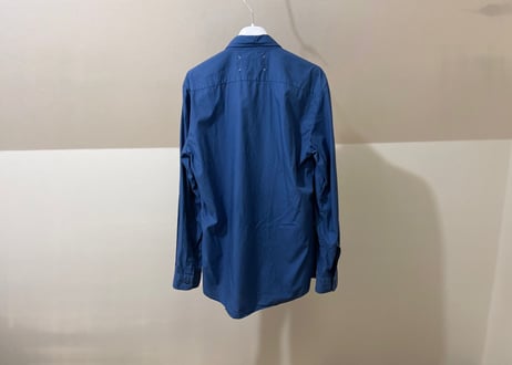 maison margiela 2013aw blue shirt