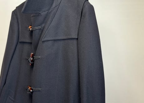 gucci design duffel coat dead stock