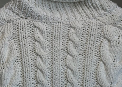 maison margiela replica 1940s aran jacket