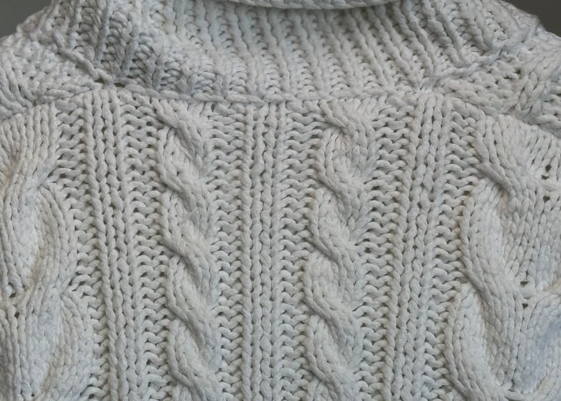 maison margiela replica 1940s aran jacket | wee