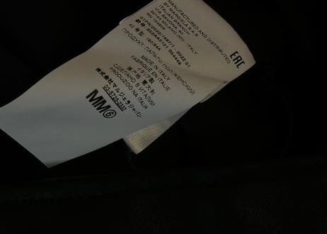 mm6 maison margiela 2022aw fake leather coat