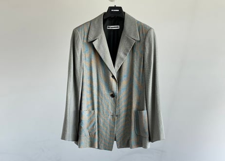 jilsander set up suit gray