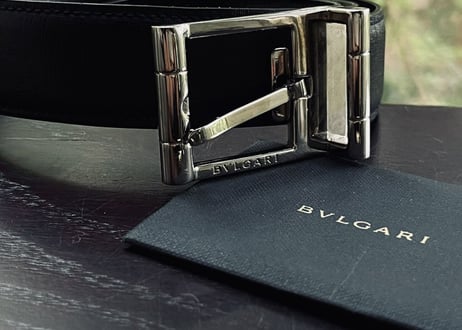 bvlgari 2021aw leather belt