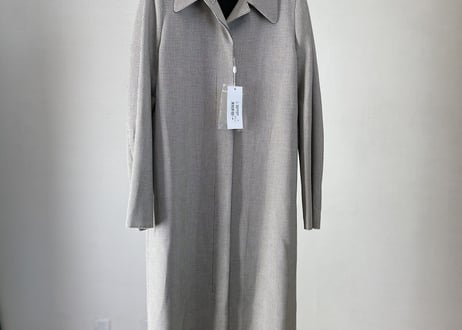 mm6 maison margiela check long coat