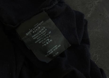 saint laurent logo tops