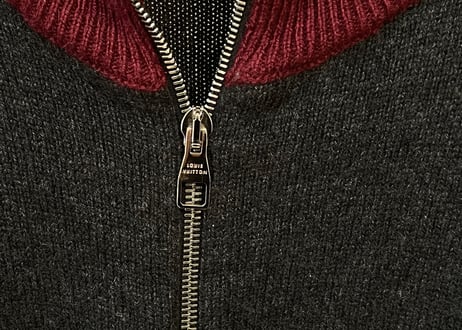 louis vuitton  cashmere knit jacket