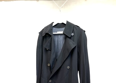 yves saint laurent rive gauche made in Flance trench coat