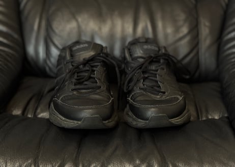 adidas leather sneakers