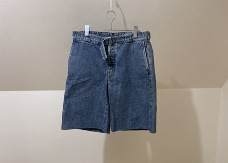 prada denim shorts