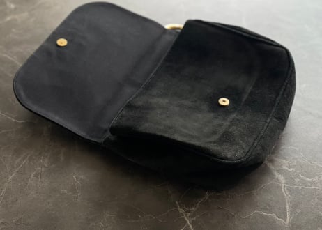 yves saint laurent rive gauche made in France leather shoulder bag