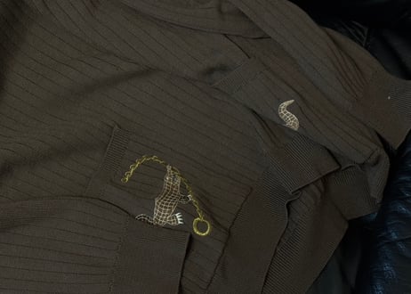 celine summer knit polo shirt