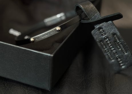 saint laurent leather bracelet