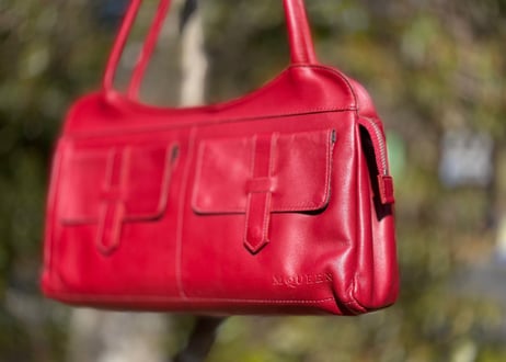 alexander mcqueen leather bag