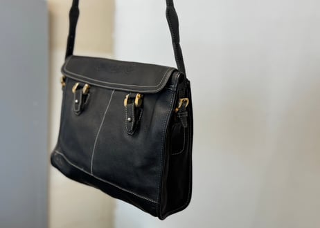 loewe anagram leather shoulder bag