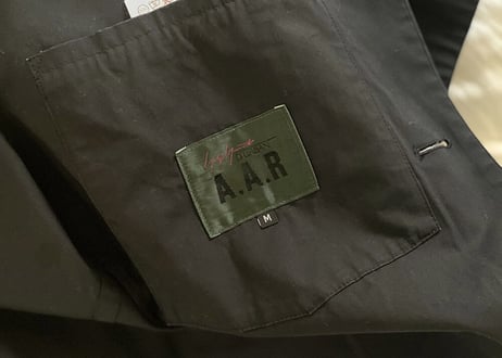 a.a.r  yohji yamamoto stand collar jacket
