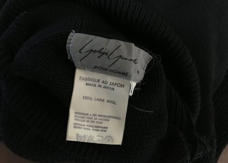 yohji yamamoto pour homme over size knit