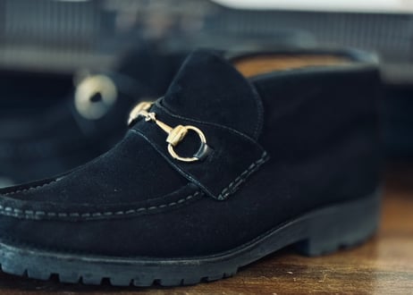gucci horse bit loafer
