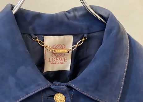 80s loewe leather jacket