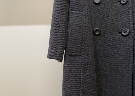 balenciaga double fur coat