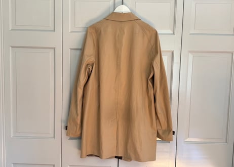 valentino "ゴム引き" coat