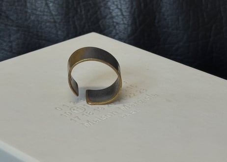 maison margiela antique finish ring #b