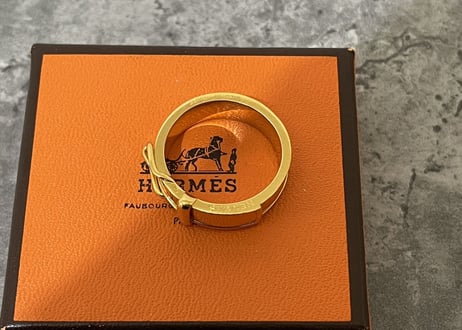hermes ring "f"