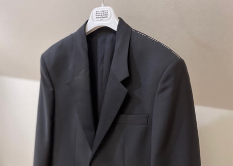 maison margiela 2019ss tuxedo set up suit dead stock