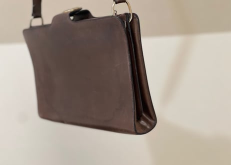 christian dior made in France leather shoulder bag