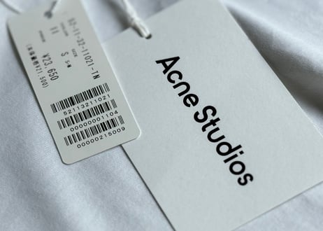 acne studios logo tops dead stock