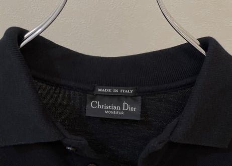 christian dior made in Italy long sleeve polo shirt