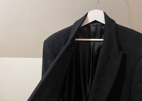 80-90s cashmere double chesterfield coat