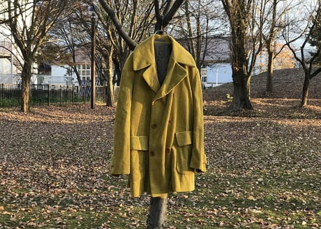 kenzo corduroy doubole coat